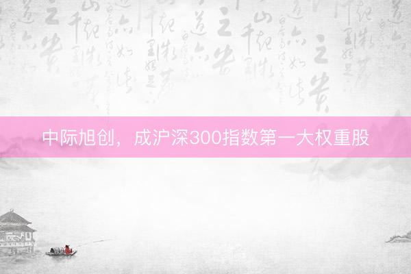 中际旭创，成沪深300指数第一大权重股